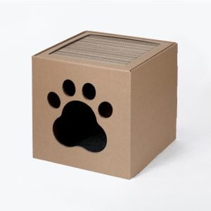 Carton+pets Netti-Haus mit Kratzbaum aus Karton