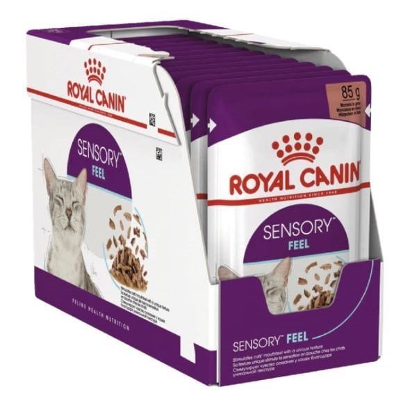 ROYAL CANIN SENSORY FEEL Stückchen in Sauce 12x85g Nassfutter für Katzen