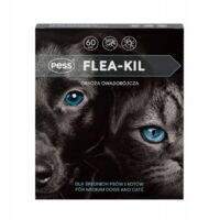 PESS Floh-Kill Insektizides Halsband für mittelgroße Hunde und Katzen 60 cm