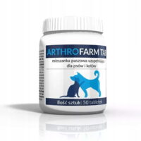 ARTHROFARM 50 Tabletten für Hunde- und Katzengelenke Knorpelregeneration