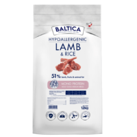 BALTICA Karma z jagnięciną i ryżem dla średnich ras M 12kg