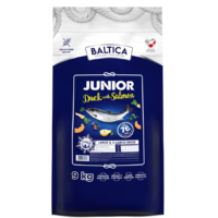 BALTICA Karma z kaczką i łososiem dla szczeniąt L/XL 9kg