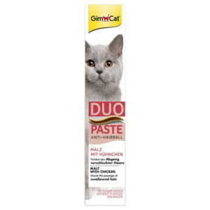 GIMCAT Anti-Hairball Duo-Paste 50g Malz und Huhn