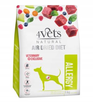 4VETS Natural Allergy für Hunde mit Futtermittelallergien 1kg