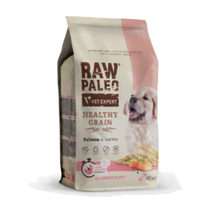 RAW PALEO Trockenfutter mit Lachs für Welpen 2kg