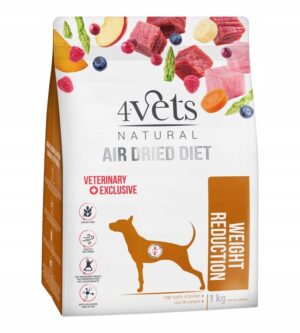 4VETS Natural Weight Reduction 1kg für übergewichtige Hunde
