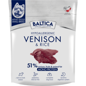 BALTICA Hundefutter für kleine Rassen mit Wildfleisch S 1kg