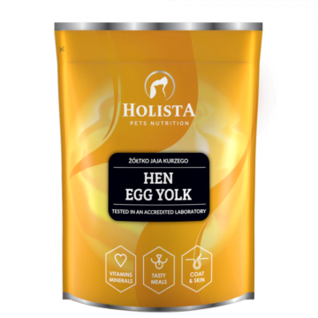 Holista Żółtko jaja kurzego w proszku 500g dla psa i kota