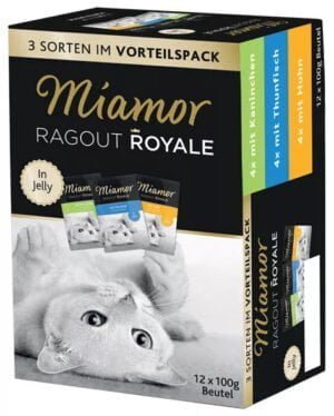 Miamor Ragout Royale in Gelee Geschmacksmischung 12x100g in Gelee
