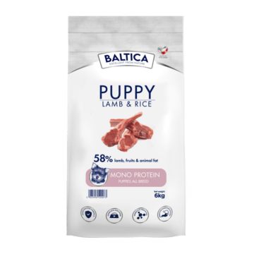 BALTICA Jagnięcina i ryż szczenięta wszystkie rasy 6kg