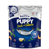 BALTICA Ente und Lachs Welpenfutter M/L 1kg