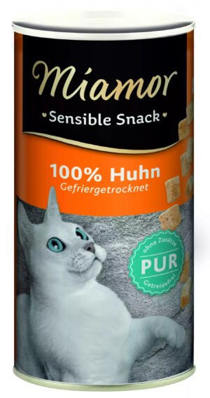 Miamor Sensible Snack Huhn 30g gefriergetrocknetes Leckerli für Katzen