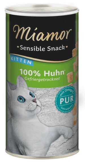 Miamor Sensible Snack Kitten Chicken 30g gefriergetrocknetes Leckerli für Kätzchen