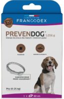 FRANCODEX PREVENDOG Biozid-Halsband 60 cm für kleine und mittlere Hunde bis 25 kg - 1 Stück.