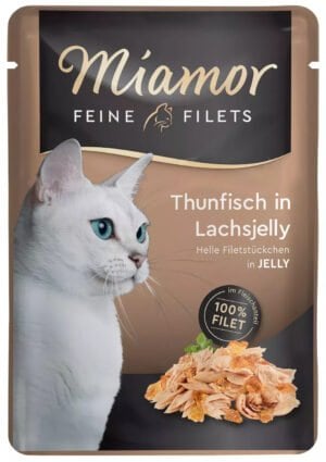 Miamor Thunfischfilets in Lachsgelee 100g