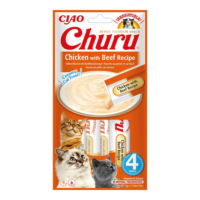 INABA CAT Churu kurczak z wołowiną