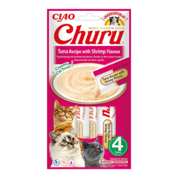 INABA CAT Churu tuńczyk z krewetką