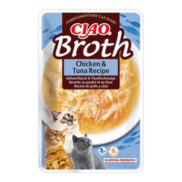 INABA CAT Ciao Bulion kurczak i tuńczyk