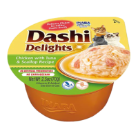INABA CAT Dashi Delights kurczak tuńczyk i małża
