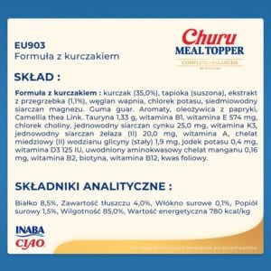 INABA CAT Meal Topper Huhn 4x14g x12 – Bild 6
