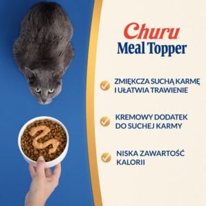 INABA CAT Meal Topper Huhn mit Käse 4x14g x12 – Bild 3