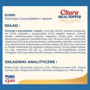 INABA CAT Meal Topper Huhn mit Käse 4x14g x12 – Bild 6