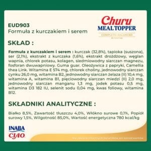 INABA DOG Meal Topper Huhn mit Käse 4x14g – Bild 6