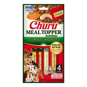 INABA DOG Meal Topper kurczak z wołowiną