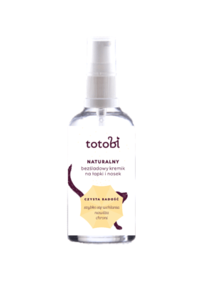 TOTOBI Natural traceless creamer 50ml - Glasflasche mit Pumpe