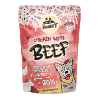 Mr. Bandit Chicken Beef 180g Duoprotein mit Huhn und Rindfleisch für ausgewachsene Hunde