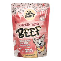 Mr. Bandit Chicken Beef 380g Duoprotein mit Huhn und Rindfleisch für ausgewachsene Hunde