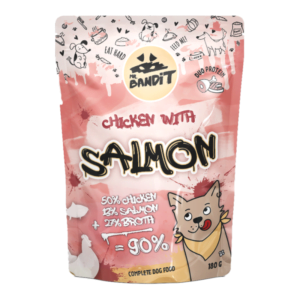 Mr. Bandit Chicken Salmon 180g Duoprotein mit Huhn und Lachs für ausgewachsene Hunde