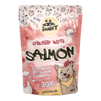Mr. Bandit Chicken Salmon 380g Duoprotein mit Huhn und Lachs für ausgewachsene Hunde