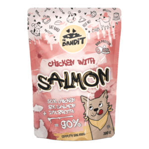 Mr. Bandit Chicken Salmon 380g Duoprotein mit Huhn und Lachs für ausgewachsene Hunde