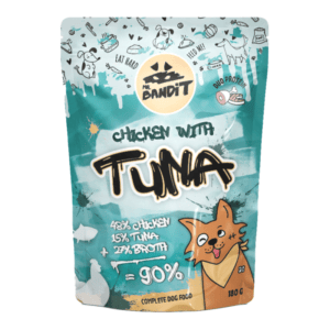 Mr. Bandit Chicken Tuna 180g Duoprotein mit Huhn und Thunfisch für ausgewachsene Hunde