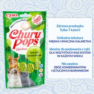 INABA CAT Churu Pops Thunfisch Huhn 4x15g – Bild 4