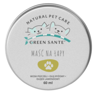 GREEN SANTE Natürliche Pflege- und Schutzsalbe für Hunde- und Katzenpfoten 60ml