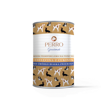 PERRO Gourmet Cielęcina z cukinią 400g