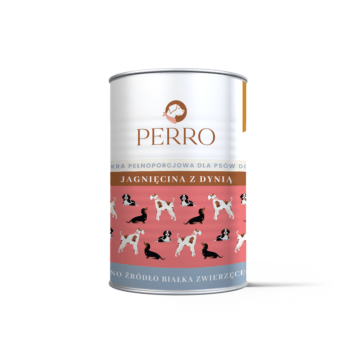 PERRO Jagnięcina z dynią 410g