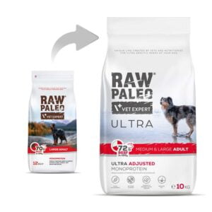 RAW PALEO Ultra Beef Medium&Large Adult 10kg mit Rindfleisch für ausgewachsene Hunde mittlerer und großer Rassen – Bild 3