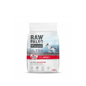 RAW PALEO Ultra Beef Mini Adult 750g mit Rindfleisch für ausgewachsene Hunde kleiner Rassen