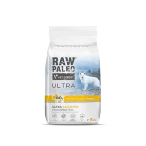 RAW PALEO Ultra Turkey Medium&Large Adult 2kg mit Truthahn für erwachsene Hunde mittlerer und großer Rassen