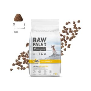 RAW PALEO Ultra Turkey Mini Adult 2kg mit Pute für ausgewachsene Hunde kleiner Rassen – Bild 2