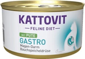 KATTOVIT Gastro Truthahn 85g für Katzen mit Magen-Darm-Erkrankungen