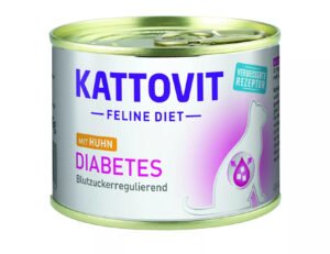 KATTOVIT Diabetes Huhn 185g für Katzen mit Diabetes