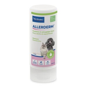 VIRBAC Allerderm Shampoo für trockene und schuppige Haut von Hunden und Katzen 250 ml