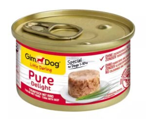 GIMDOG Little Darling Pure Delight mit Thunfisch und Rindfleisch 85g