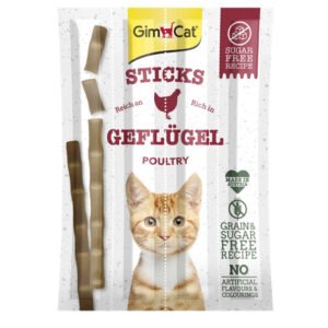 GIMCAT Sticks z drobiem i wątróbką