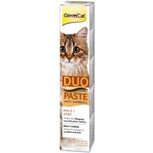 GIMCAT Anti-Hairball Duo-Paste 50g Malz und Käse