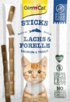 GIMCAT Sticks Lachs mit Forelle Katzenleckerli 4 Stück